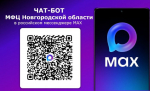 Чат-бот МФЦ Новгородской области в мессенджере МАКС.